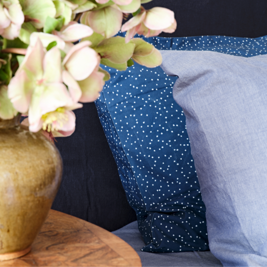 100% Organic percale cotton bed sheets. 